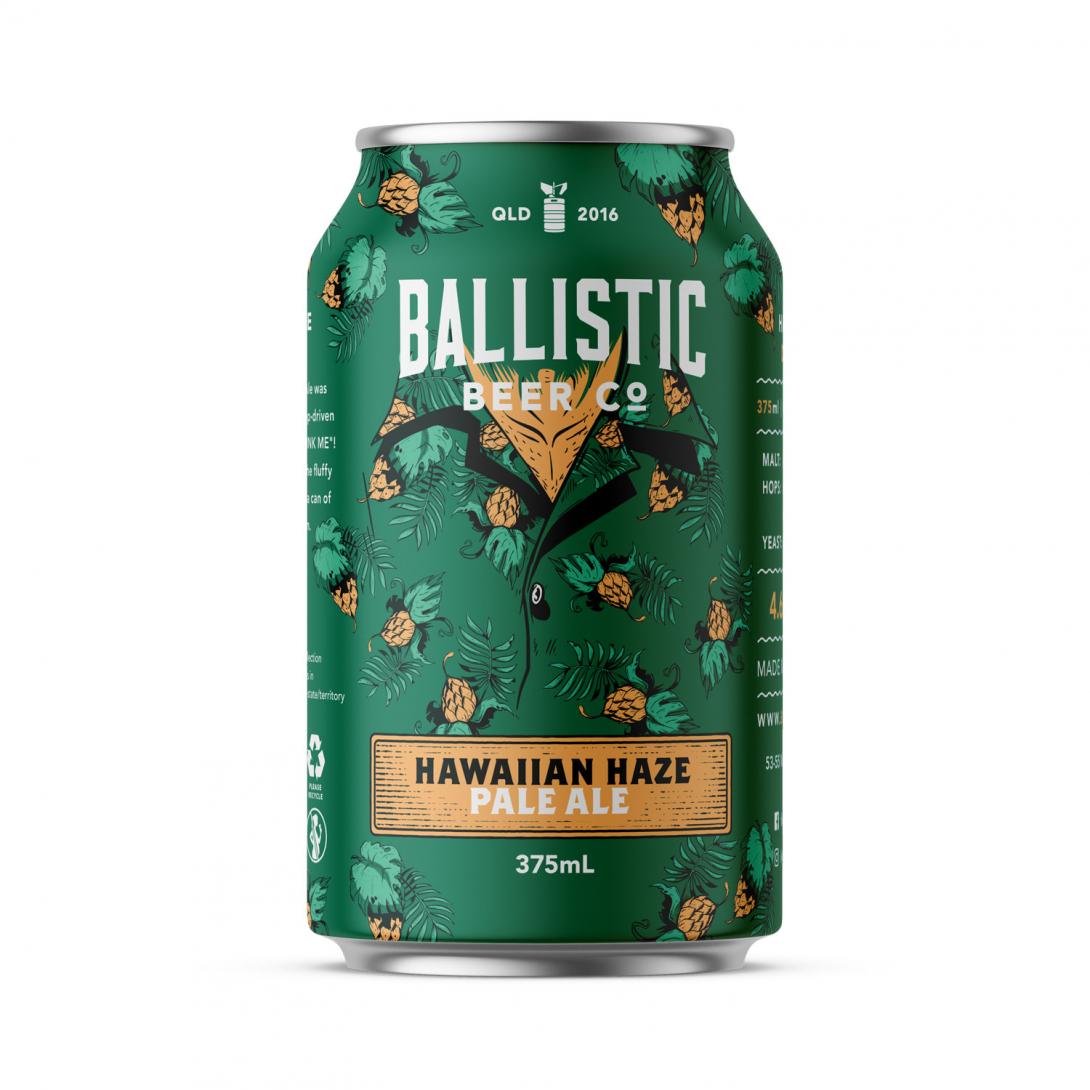 Ballistic Beer Company Pty Ltd — Hawaiian Haze Pale Ale 375mL, Hawaiian